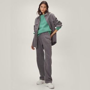 Grey Corduroy Trousers